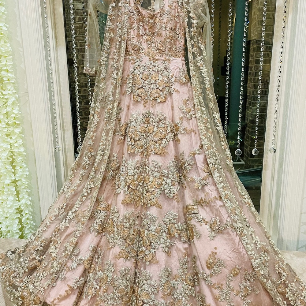 Pink Karahi Gown